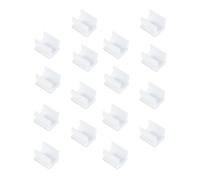 Pince à Crayon en Plastique Blanche 125pcs, Porte-stylo Adhésif