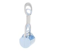 Pince à Crottes Pratique pour Chien et Chat, Manche Long en Plastique Bleu | Poignée Ergonomique Solide, Ramassage Rapide des Déjections Animales, Rinçage Facile, Nettoyage Domestique ou Jardin