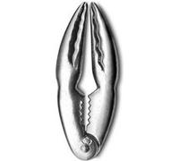 COOK CONCEPT - KU0014 Pince À Crustacés en INOX - Ustensile de Cuisine Ergonomique - Conçu pour Prise en Main Confortable - Force de Serrage Optimale - Taille Unique - Couleur Gris
