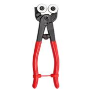 Pince à découper robuste de 20,3 cm pour carrelage en verre et céramique avec poignée souple - Pince à façonner, outils de coupe pour pierre, métal, artisanat, mosaïque (1 pièce)