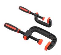 Pince à dégagement rapide à une main pour construction de cadre - Protection pour surface de contact de 5,1 cm - Écart de 50 mm (5,1 cm)