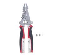 Pince à dénuder 16 en 1, coupe-câble, pince à sertir pliable | Testeur d ' électricité avec pince à sertir, coupe-câble et dénudeur de fil pour couper et tirer des fils