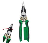 Pince à dénuder 8 en 1 avec testeur de tension, pince à sertir multifonctionnelle pour électricien pour dénuder, couper, sertir et tester la tension AC/DC (12-250 V)