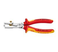 Pince à dénuder/à câbles 180 mm VDE avec poignées en caoutchouc Knipex | 4003773081319