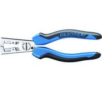 Pince à dénuder automatique Gedore chromée, polie, avec tuyau à deux composants. Pour fils de 0,5 à 5 mm².