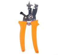 Pince à dénuder et pince à sertir efficace avec corps en acier nickel-chrome pour une longue durée de vie. Fonctions à code couleur simplifient les tâches tandis que les poignées ergonomiques offrent