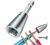 Pince à dénuder et tordre les câbles | Outil de torsion | Outil de torsion de fil | Dispositif de parallèle d'électricien Outil de torsion de fil rapide Outil de décapage et de torsion pour perceuse