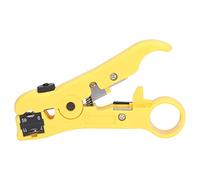 Pince à dénuder manuelle multifonction réglable pour câbles coaxiaux RG59 RG6 RG11 RG7 Câbles coaxiaux UTP STP Paire torsadée Fils téléphoniques plats ronds 8P6P4P Lignes de