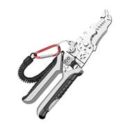 Pince à dénuder - Outil multifonction - Pince à dénuder - Pince à sertir - Coupe-câble - Pince à sertir pour électricien - Pince à dénuder et à couper les fils