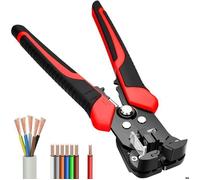 Pince à Dénuder -Pince À Dénuder Automatique-Pince Multiprise-Dénudeuse/Coupe-0,5 - 6 mm², pour Dénuder et Couper,Cables Electriques