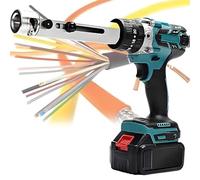 Pince à dénuder rechargeable, 2 vitesses réglables, comprend 2 batteries 18 V 4,0 Ah pour un dénudage rapide et sûr jusqu'à 400 mm²