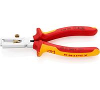 Pince à dénuder universelle 160 mm avec ressort d'ouverture et contrôle VDE Knipex
