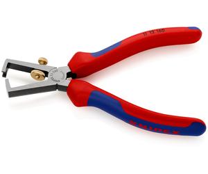 Pince à dénuder universelle 160mm sans ressort - Bi-matière - Tête polie KNIPEX - 1112160