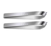 Pince à désarêter professionnelle poisson inox BDJIM - Lot de 2 pinces 11 cm - Pince arêtes saumon professionnelle - Acier inoxydable - Outil précision cuisine - Passe lave-vaisselle