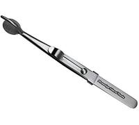 Pince à épiler à tête et tige verrouillable avec anneau de soudure pour fixer la pierre - Pour loisirs créatifs, fabrication de bijoux, outils d'étau - Idées cadeaux PTL®