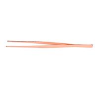Pince à épiler de cuisine en acier inoxydable avec pointe dentelée |Clip alimentaire de 11,8 pouces pour une préhension précise |Pinces de cuisson ergonomiques pour (Rose Gold)