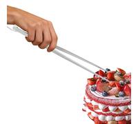 Pince à épiler en acier inoxydable - Pince alimentaire pour cuisine | Pince de cuisine avec poignée de précision, outil de service de buffet pour pâtes, fruits de mer, salade, collation, restaurant