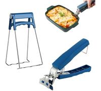Pince à Four, 1Pcs Anti-brûlure Bol Clip, 1Pcs Pince pour Bol Chaud avec PP Poignée Antidérapante pour Four à Vapeur Air Fry