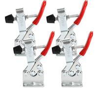 Pince à Genouillère GH-201-B, 4pcs Sauterelle de Serrage, Dispositif de Serrage à Genouillère, Capacité De Maintien Environ 90 Kg, Antidérapant, Desserrage Rapide, Robuste
