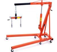 Pince à grue motorisée pour charges lourdes - 680 kg - Flèche motorisée avec mécanisme de repliage - Structure en acier
