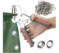 Pince à Œillets pour Bâche, Cuir, Perforateur, Kit Pince Œillets, Multifonction, 100 Œillets de Diamètre Intérieur 10mm. Tiducel®