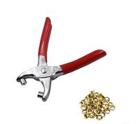 Pince à œillets professionnelle avec matrices en acier de 6,35 mm pour tissu et toile, kit d'outils à main ergonomiques comprenant 40 rivets