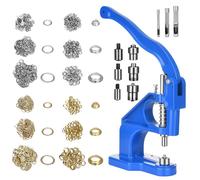 Pince à œillets Professionnelle avec Un Marteau, avec 3 matrices et 3000 œillets 6/10/12 mm, Presse à œillets, Presse à œillets