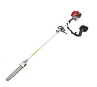 Pince à mesurer multifonctionnelle - Pince à mesurer essence - Moteur monocylindre - 43 cm³ - Tige télescopique de 2,4 à 3,5 m - Lame de 30,48 cm - Rouge