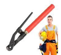Pince à métallique - Main rotative manuelle fiable - Outil pour attacher le fil de grillage - fiable pour serre-câbles, clôtures, pinces ainsi que pour la construction et