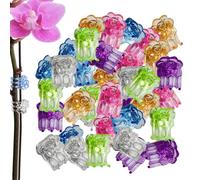 Pince à orchidée - Pinces colorées en forme de papillon - Clips de support pour tige de plantes | Pour extérieur, jardin, jardin, terrasse, serre, pots de fleurs, fruits, légumes