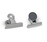 MAUL Lot de 2 Pince-lettres 50 mm avec aimant Nickel