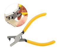 Pince à Perforer pour Montre-Bracelet - Outils de Poinçonnage de Bande, œillet Jaune, Bracelet en Cuir, Perforateur de Ceinture, Réparation
