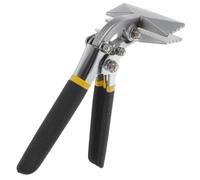 Pince à Plier Tôle 3 Pouces, Mâchoire Droite, Marquages Précis | ABS et Acier, Poignée Double Couche Antidérapante, Réduit la Fatigue, Usage Manuel sur Feuilles Métalliques