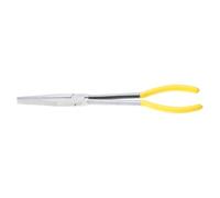 Pince à poignée pour tuyau avec bec, Extended flat mouth | Pince de retrait de botte de bougie d ' allumage avec anneaux dentelés, pince à nez, serre-câble cylindrique, outils