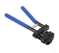 Pince à poinçonner 2 en 1 pour tôle, perforatrice de 5 mm avec capacité de sertissage de 13 mm (bleu)