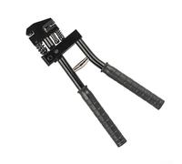 Pince à poinçonner 2 en 1 pour tôle, perforatrice de 5 mm avec capacité de sertissage de 13 mm (noir)