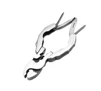 Pince à pointe ronde 9 en 1 en acier inoxydable pour porte-clés et tournevis pour la pêche en plein air et le camping