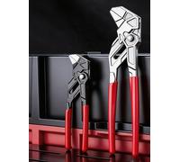 Pince à pompe à réglage rapide, clé à tuyau réglable, outil de plomberie autobloquant pour bricolage domestique, serrage manuel des robinets 10 Inch Silver