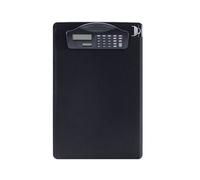 Pince À Profil Bas A4 Pour Fichier Et Document, Avec Fente Pour Stylo Calculatrice Solaire