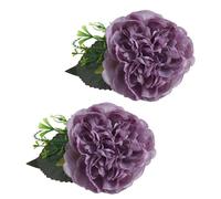 Pince à rideau, décoration, salon, chambre à coucher, pivoines, fleurs, embrasse de rideau, panneau décoratif, support de fleurs réaliste