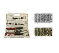 PINCE A RIVET ET INSERT + ASSORTIMENTS INSERTS ACIER ET ALU