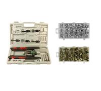 Pince à rivet et insert - OC PRO - grand modèle - assortiment inserts acier et alu