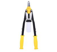 Pince à Riveter Professionnelle, Riveteuse Pneumatique Acier épais en Forme de U Pince a Rivet Pop avec 5 Nez de Rivets 3,2 à 6,4 mm