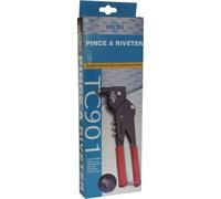 Pince à riveter tête tournante 290mm gainée PVC DRAKKAR TOOLS - 15208
