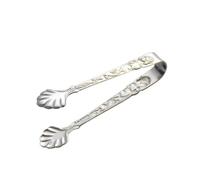 Pince à Sachet Thé Clip de service alimentaire en acier inoxydable 3PCS | Mini pain thé barre ustensile Dessert pinces à glace accessoires de cuisine Cube sucre(Silver)
