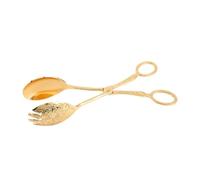 Pince à Salade en Alliage de Zinc Style Européen pour Buffet | Clip de Buffet Or, Prise Sûre et Protection Thermique, Service de Salades et Pâtisseries