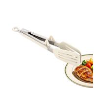 Pince à salade - Ustensiles antiadhésifs en acier inoxydable - Pince de service - Pour barbecue, barbecue, pâtisserie, camping, apéritif, collation, nourriture, fromage, pâtisserie, enfants, chef