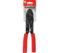 Pince à sertir 230mm cosse isolée et non isolée gainée PVC - carte DRAKKAR TOOLS - 12704
