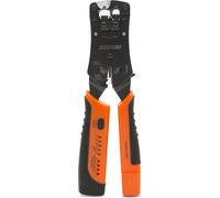 Pince à sertir 4 en 1 avec testeur de câbles – Outil pour couper et tester les barrettes à sertir – Pour RJ11, RJ12, RJ22 et RJ45 (6 broches et 8 broches) – Mécanisme à cliquet avec testeur amovible –