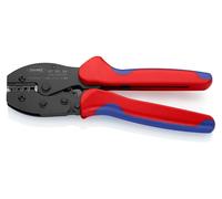 Pince à sertir à levier Knipex longueur 220mm pour connecteurs ouverts non isolés 0,1 - 2,5 - 97 52 34 SB